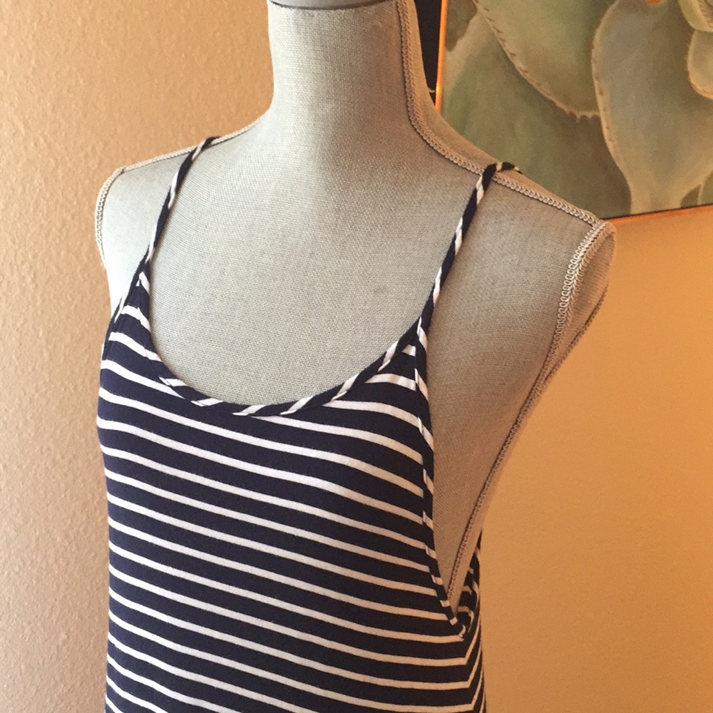 Striped Beach cover up - Picture 2 of 7